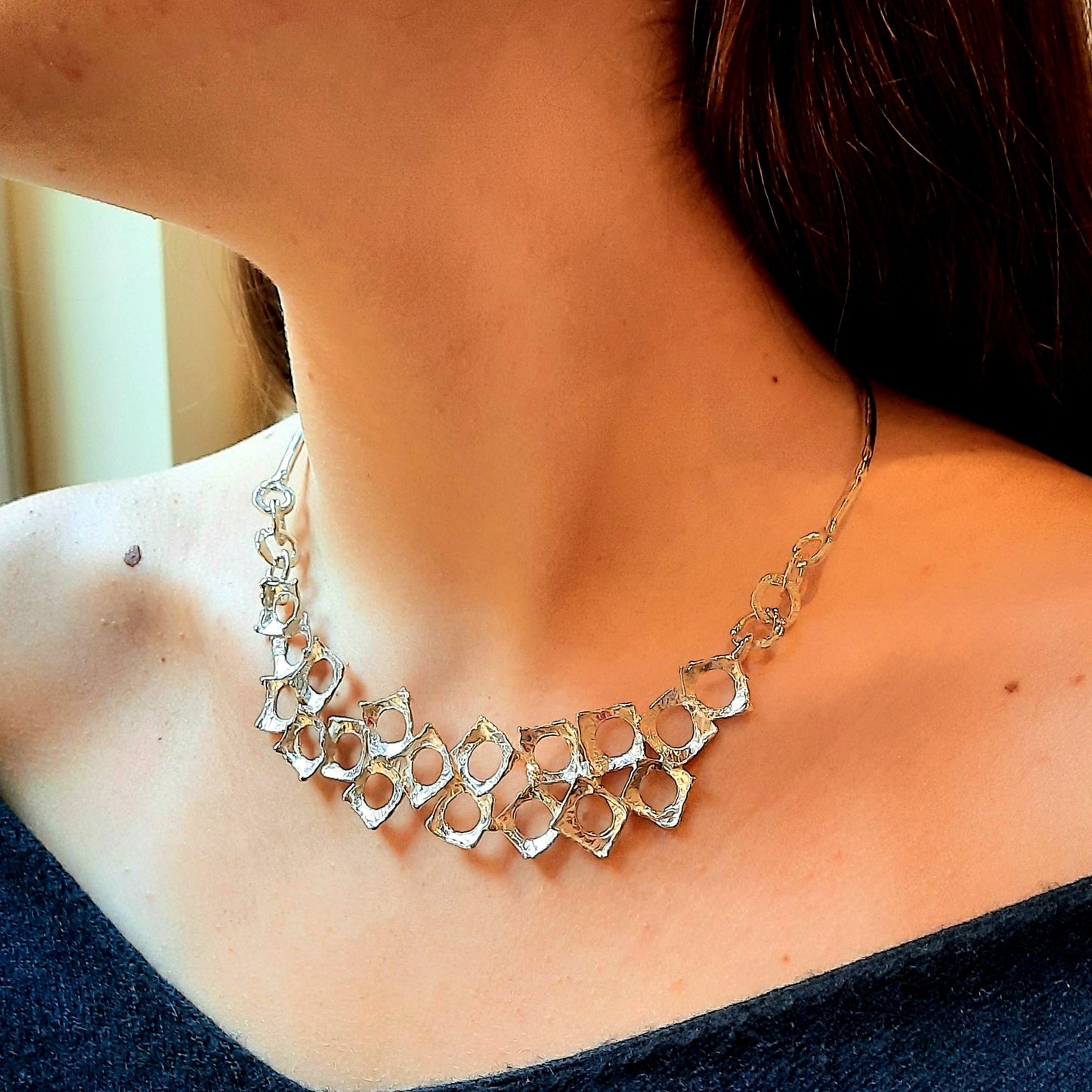 Collana Carrè  in argento