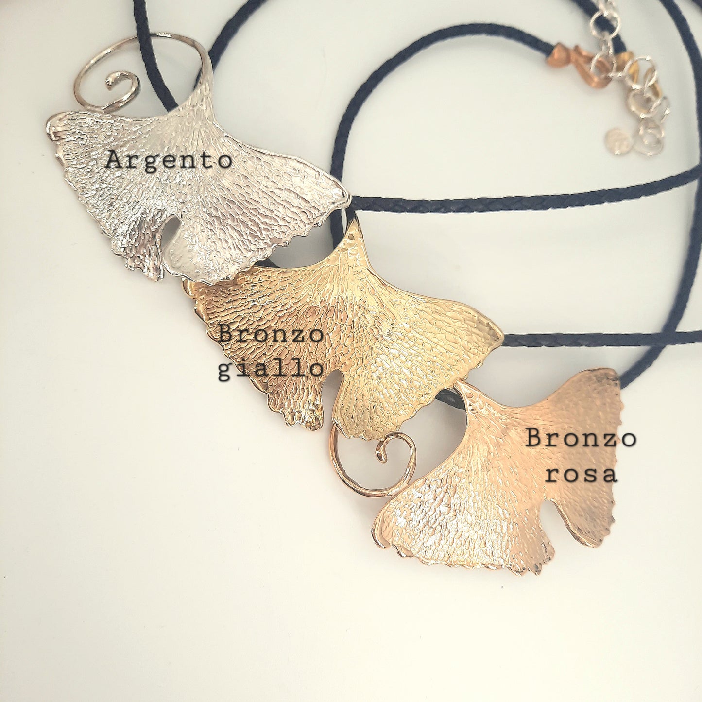 Collana Foglia di Gingko