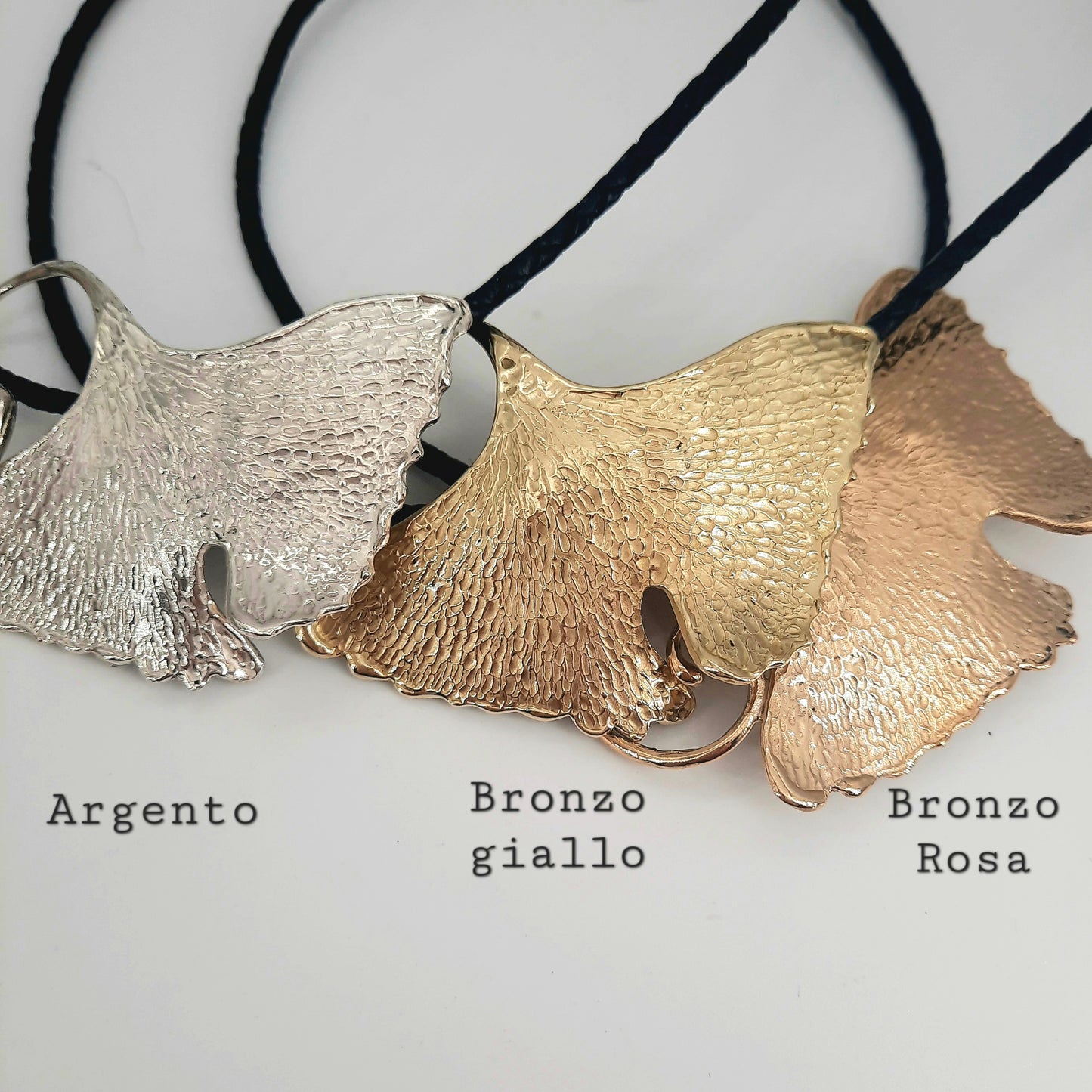 Collana Foglia di Gingko