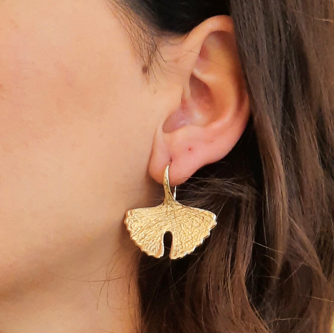 Orecchini Gingko grandi