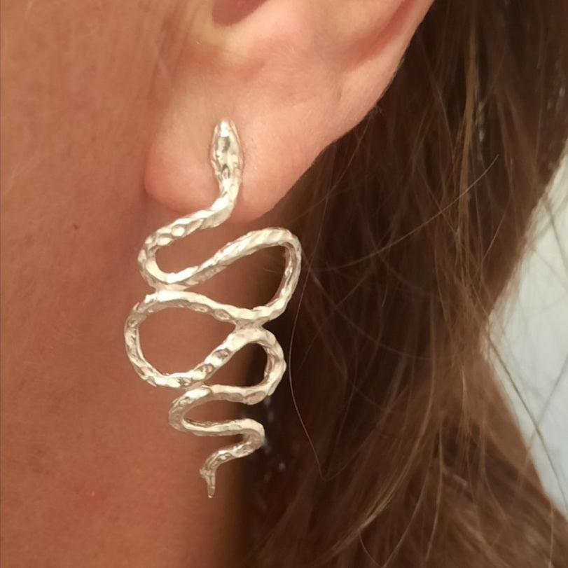 Orecchini serpentello