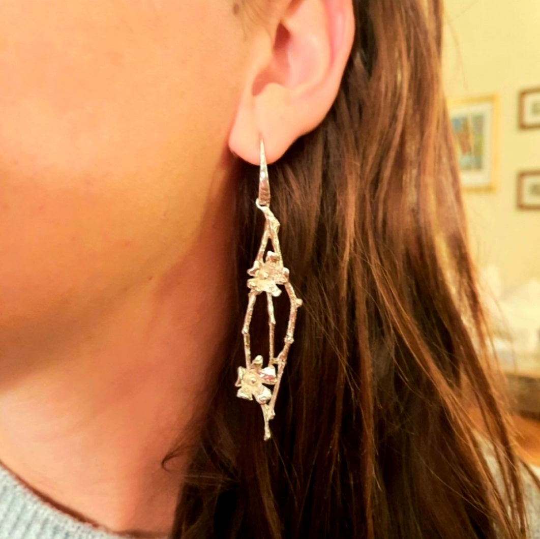 Orecchini Fiori di Ciliegio