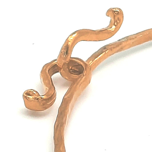 Collana Carrè in bronzo rosa